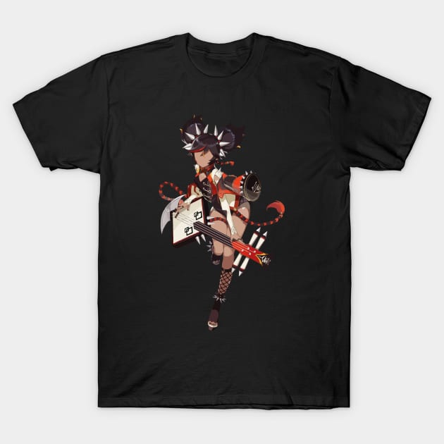 Genshin Impact Xinyan T-Shirt by Rendigart